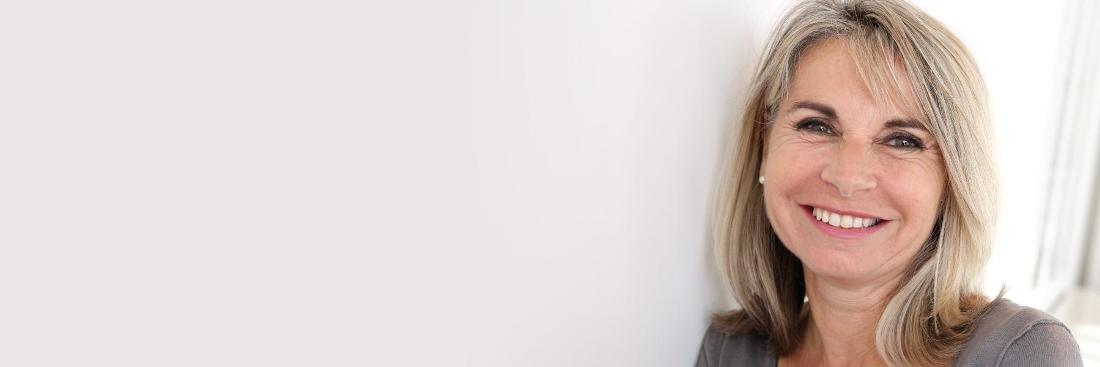 Older woman smiling | Dentist Glendale Ca