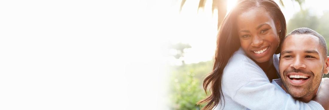 Young couple smiling | Dentist Glendale CA