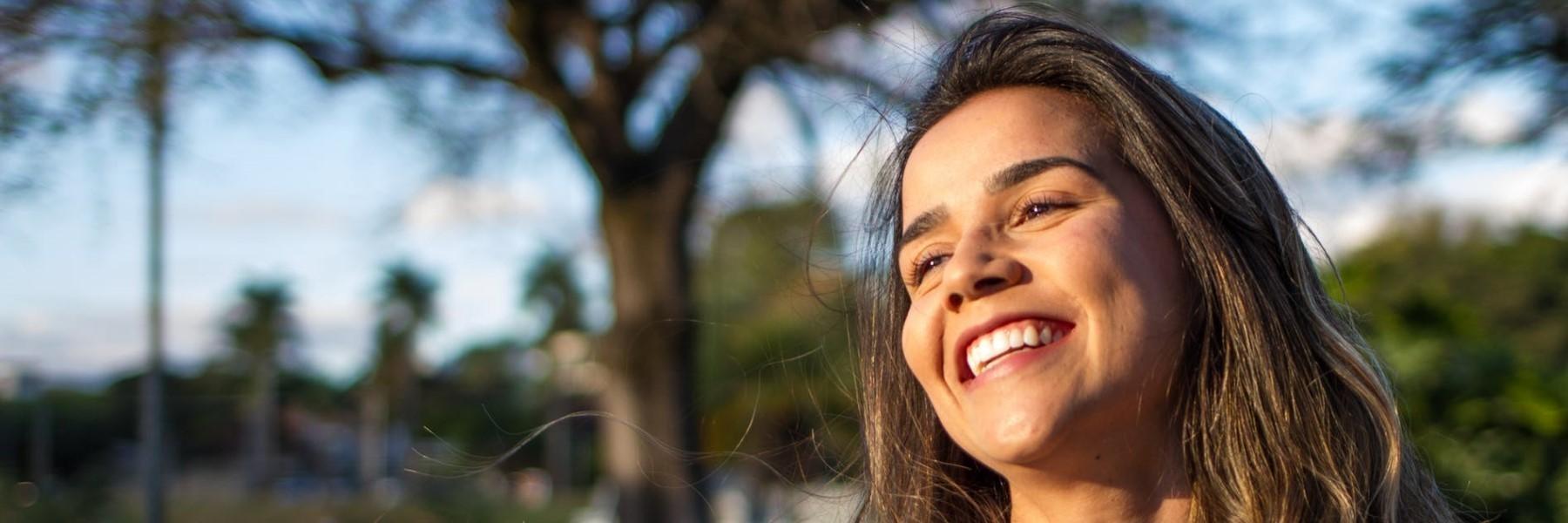 Smiling woman in Glendale CA
